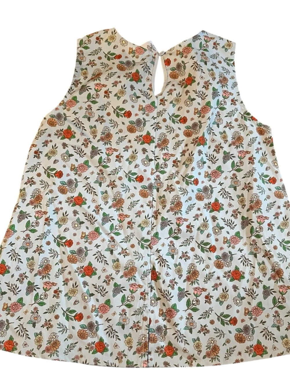 Disney Shirt Womens Medium Blue Tank Top Flower And Garden Festival Grow - Picture 2 of 5